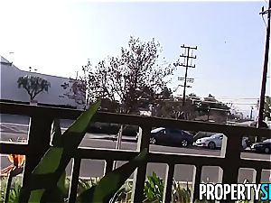 youthful real estate agent bj's rod in public